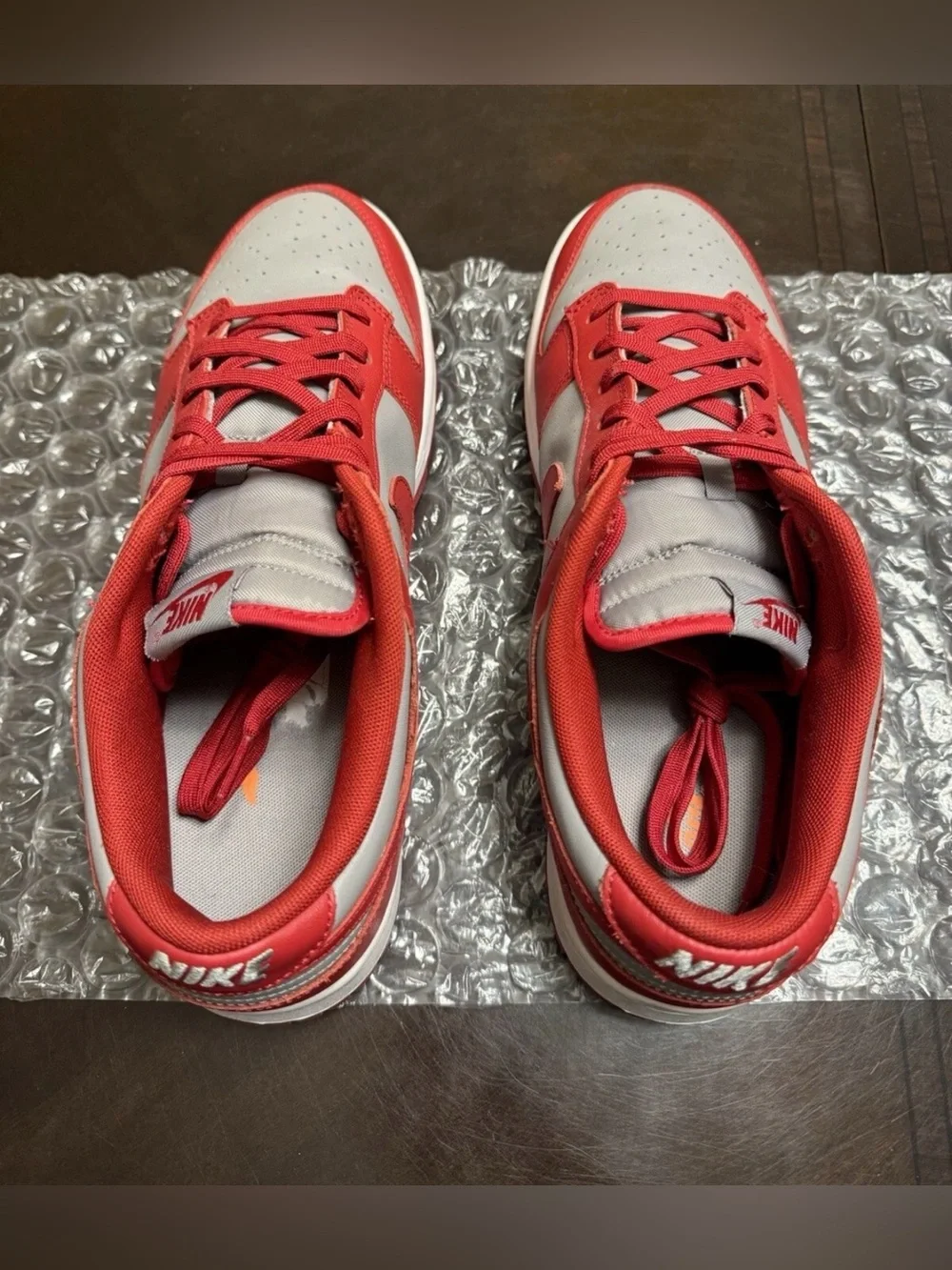 Nike Dunk Low UNLV University Red Gray Sneaker Shoes Size US 12